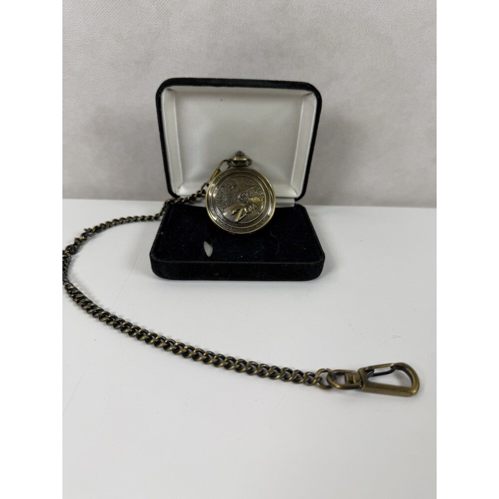 The New Millennium 2000 "Looking Toward Our Future" Pocket Watch- Bronze Tone